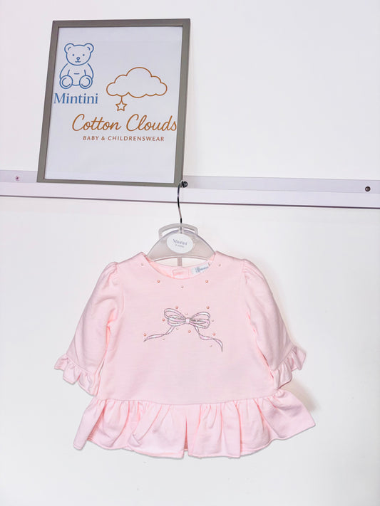 Mintini Pink Bow Jam Set AW25
