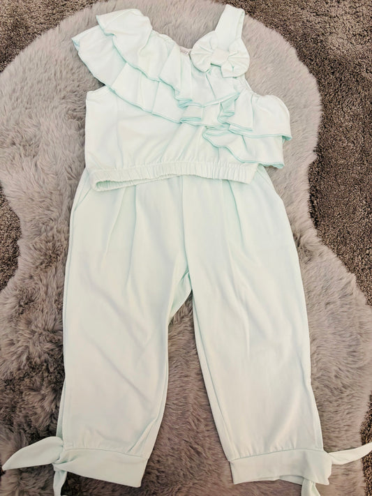 Visara Mint Frill Trouser Set