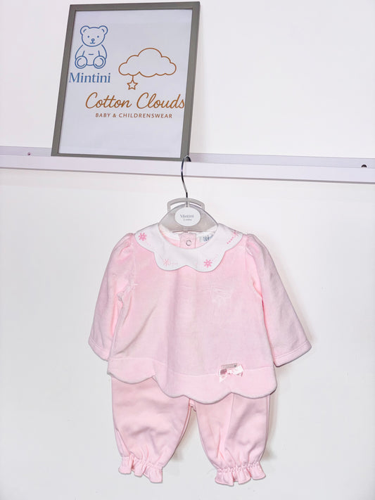 Mintini Pink Frill Trouser Set