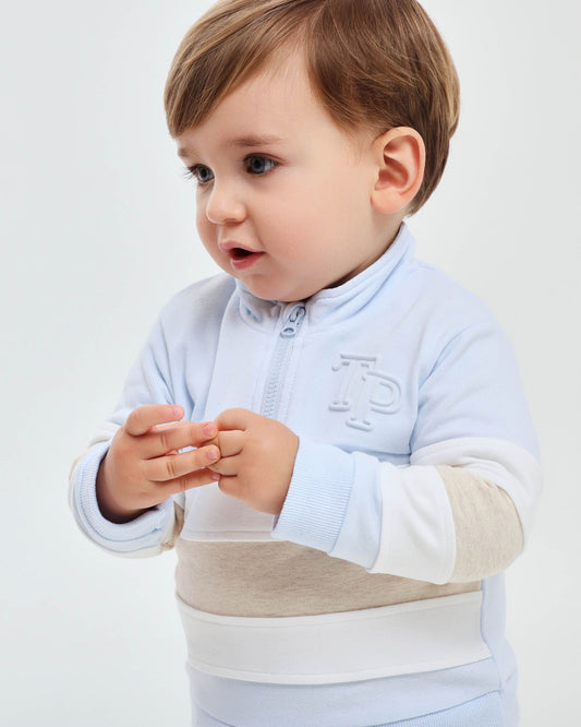 Tutto Piccolo Stripe Blue Outfit