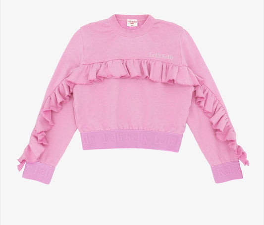 Lelli Kelly Pink Ruffle Sweatshirt