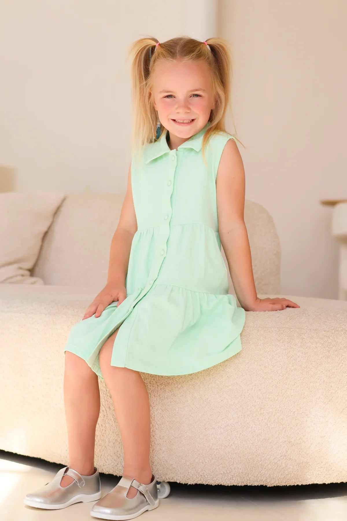 Harris Kids Maya Mint Dress