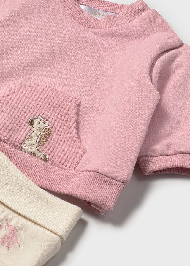 Mayoral Pink Safari Trouser Set