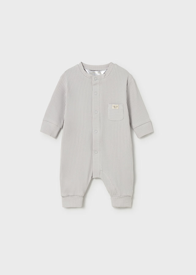 Mayoral Grey Welcome to the Family Onesie