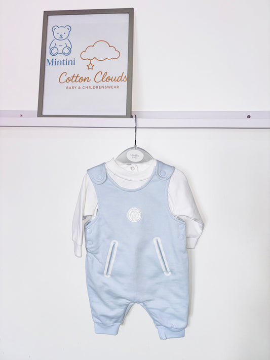 Mintini Blue Dungaree Set AW25