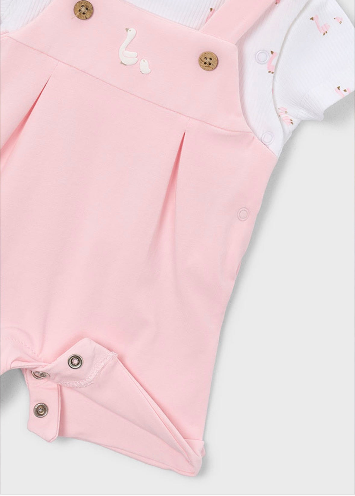 Mayoral Pink Swan Romper