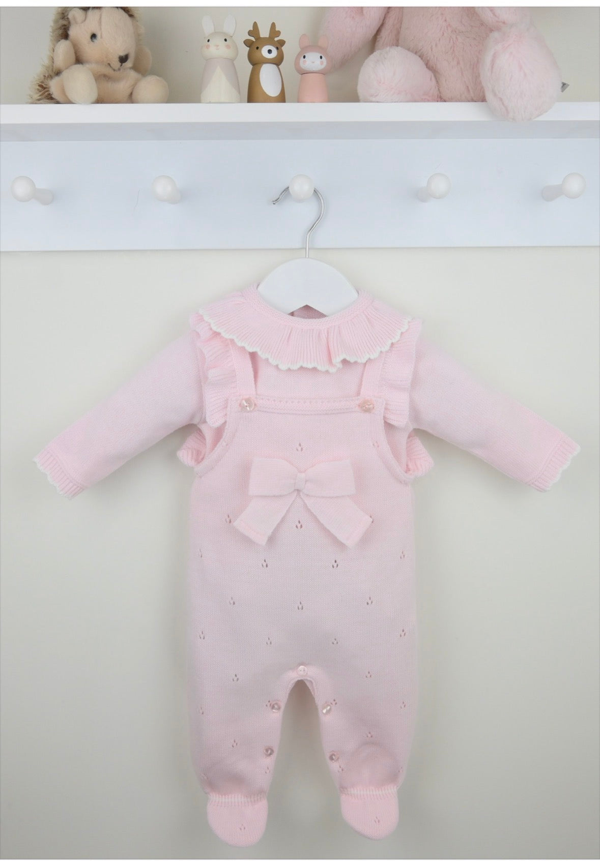Pex Pink Dungaree Suit Caterina