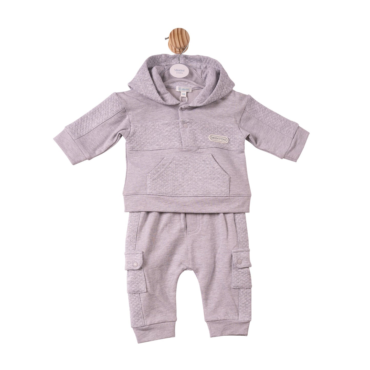 Mintini Grey Hooded Jogset