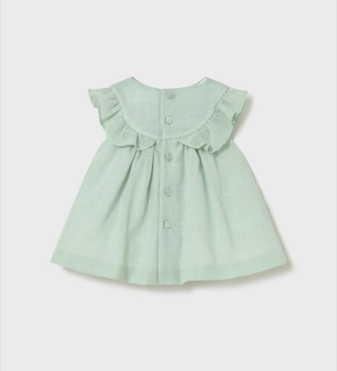 Mayoral Green Smock Dress