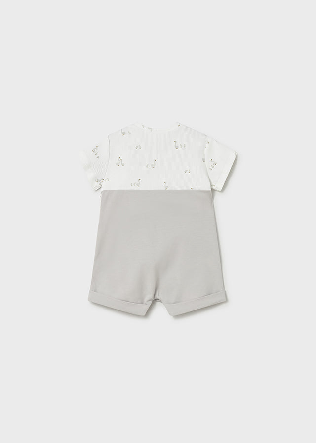 Mayoral Grey Swan Romper