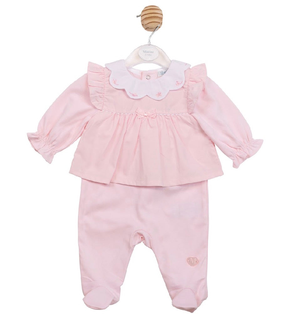 Mintini Pink Frill All in One
