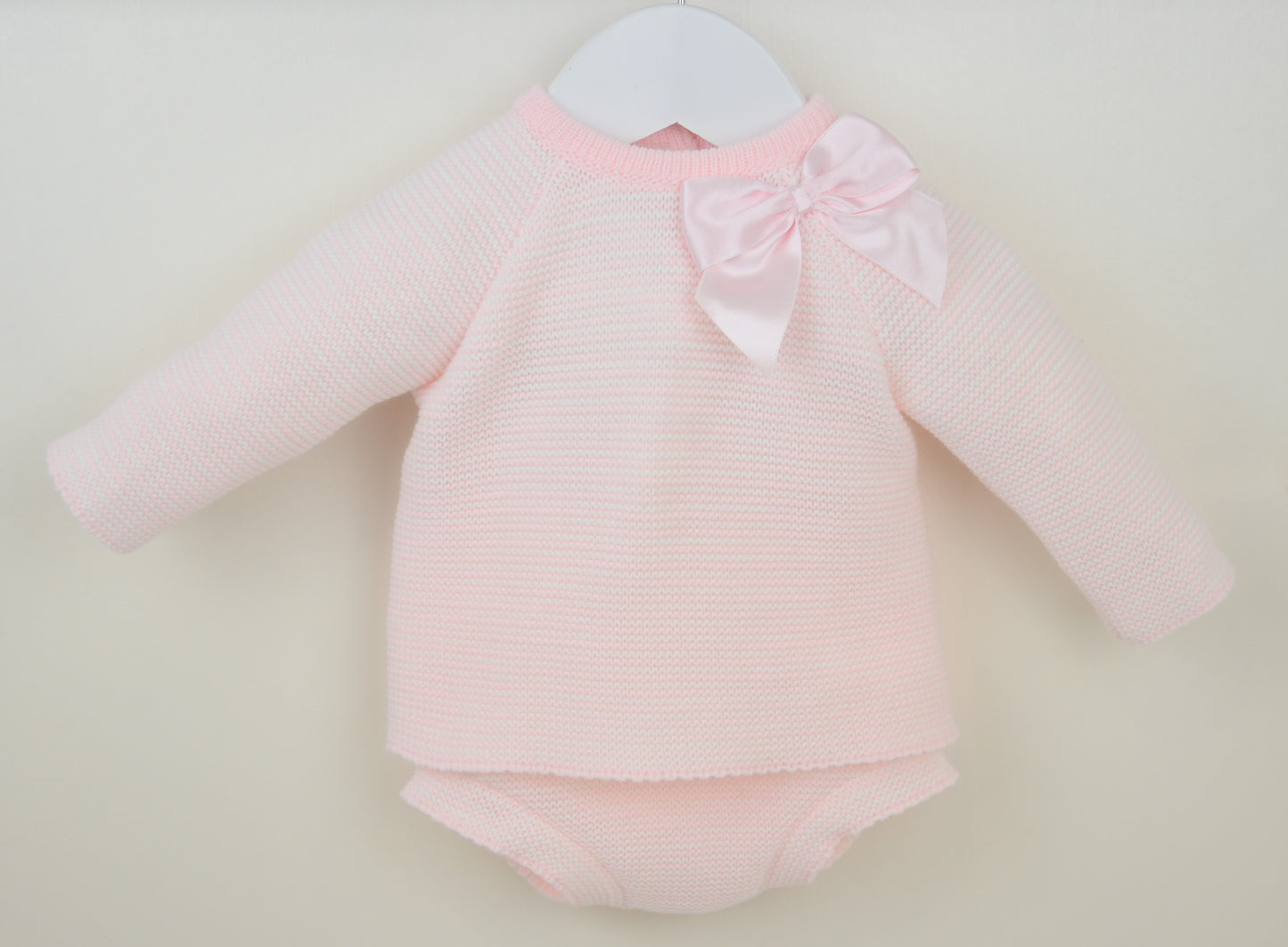 Pex Pink Bow Knitted Jam Pants Sst
