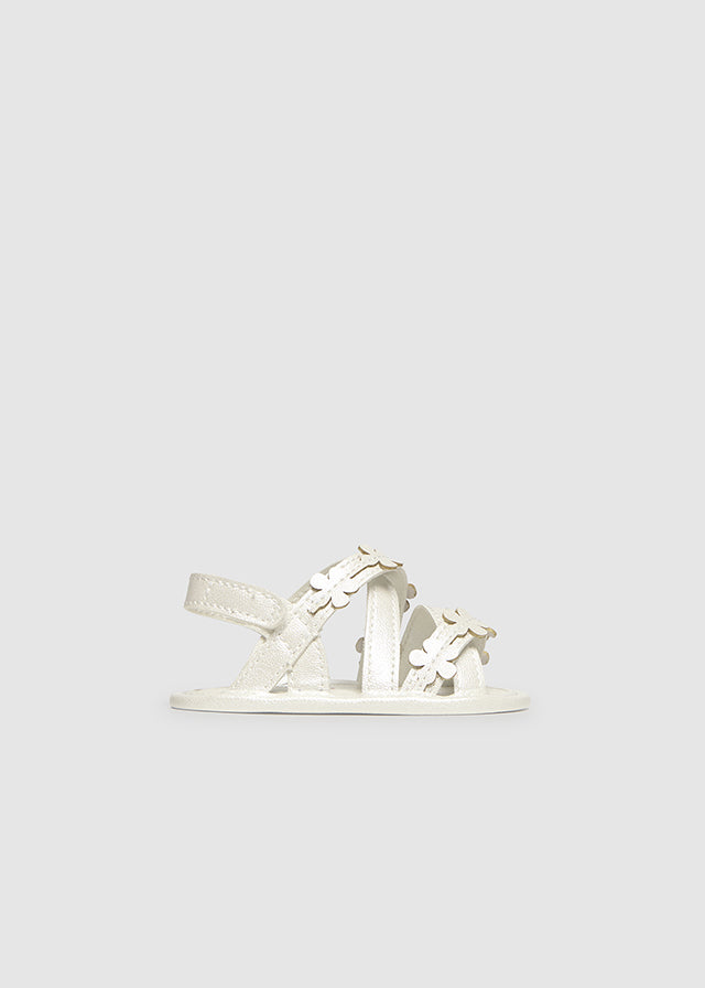 Mayoral White Flower Sandals