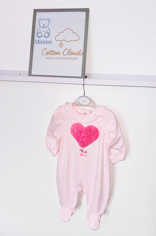Mintini Pink Heart Onesie
