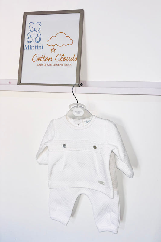 Mintini White AW25 Trouser Set