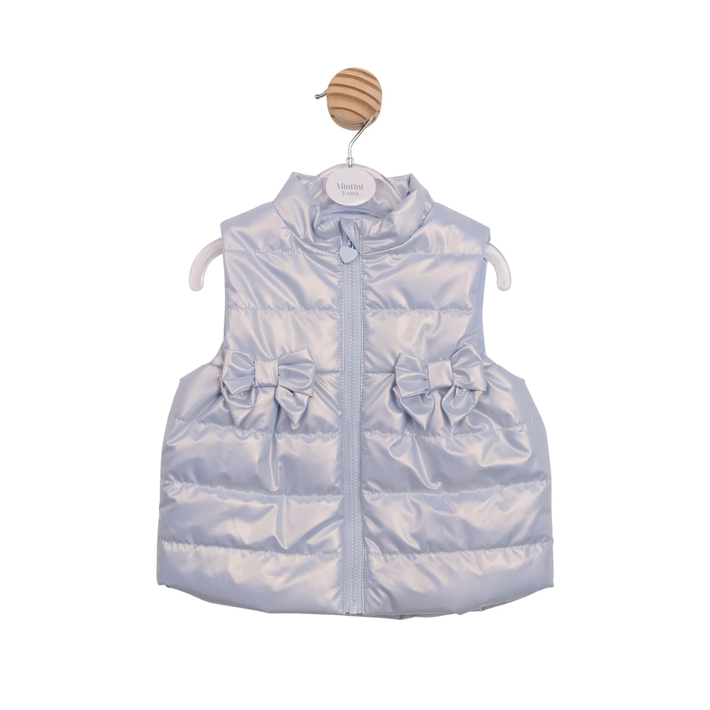 Mintini Blue Bow Gilet