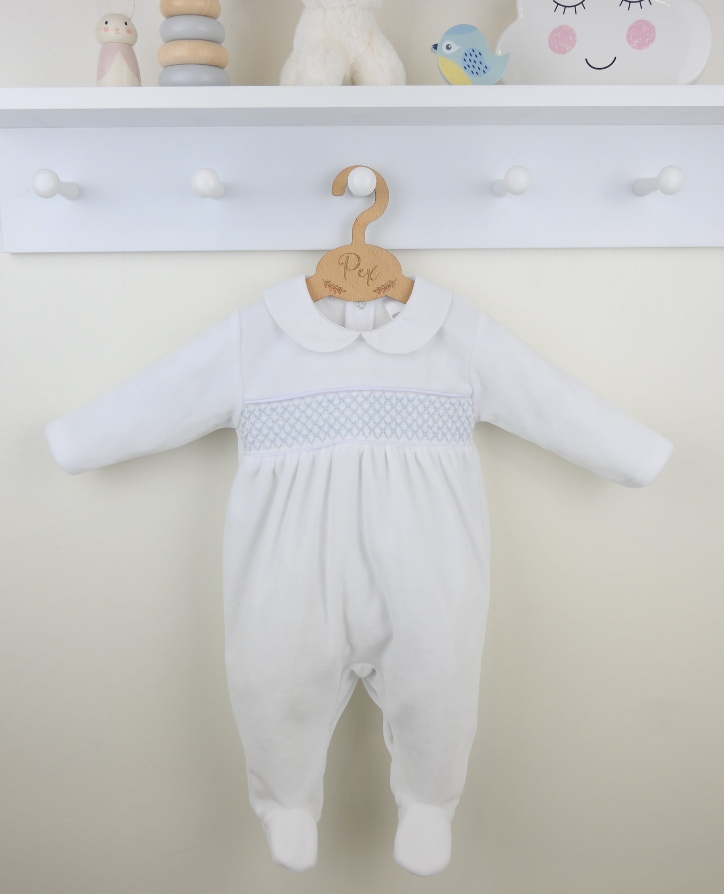 Preorder Pex White Albert Sleepsuit