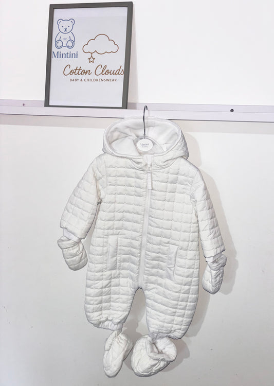 Mintini AW25 White Snowsuit