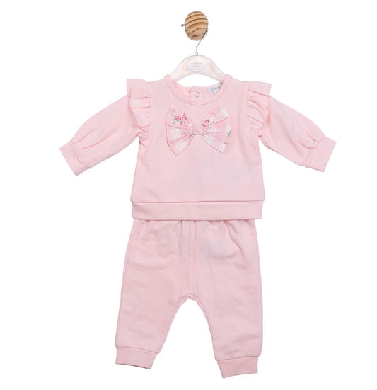 Mintini Pink Bow Jogsuit