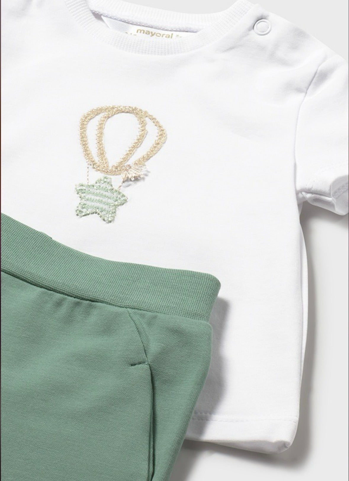 Mayoral Sage Green 3 Piece Outfit