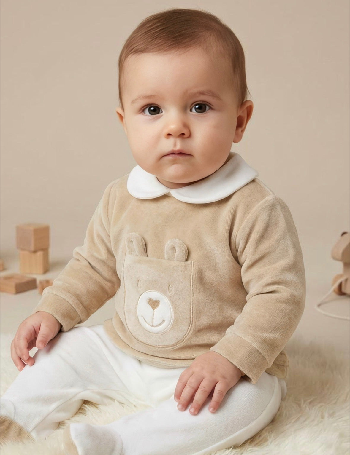 Pex Beige Bear Outfit