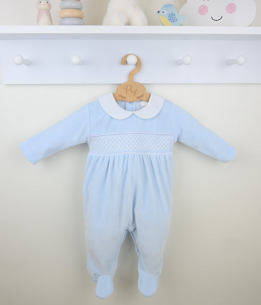 Preorder Pex Blue Albert Sleepsuit