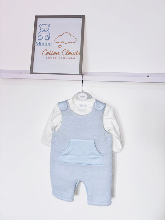 Mintini Blue White Dungaree AW25