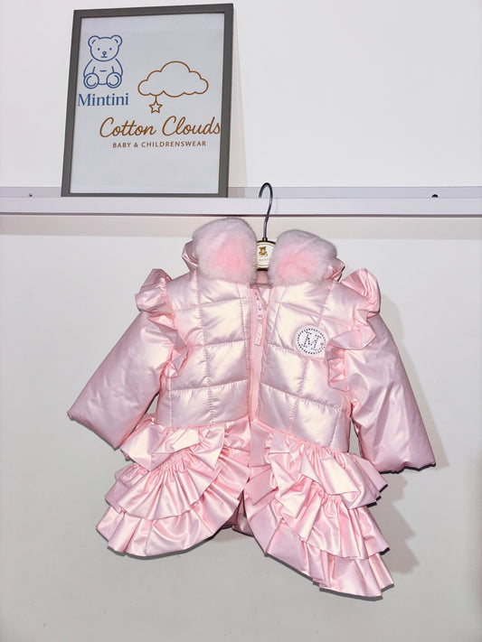 Mintini Pink Frill AW25 Coat