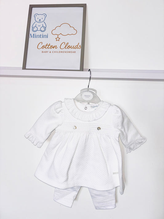 Mintini White Trouser Set AW25