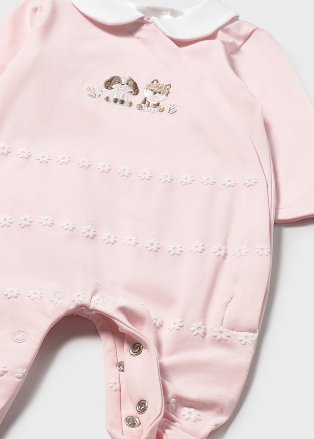 Mayoral Pink Doggy Onesies