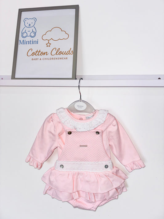 Mintini Pink Pinafore AW25
