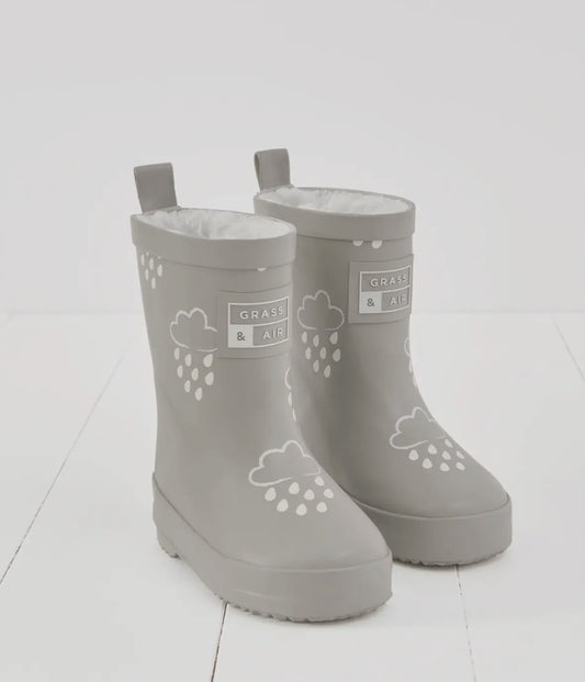 Grass & Air Grey Wellies