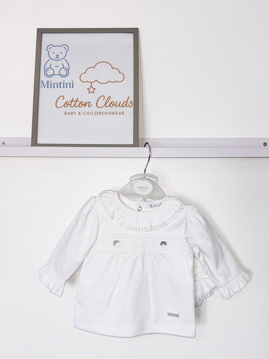 Mintini White Jam Pant Set AW25