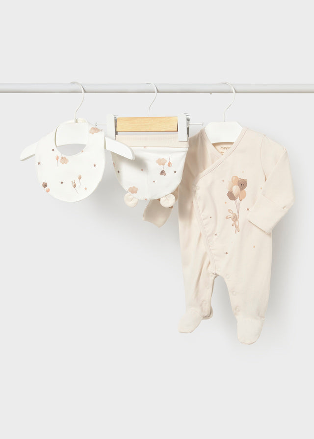 Mayoral Beige Balloon 3 Piece Set