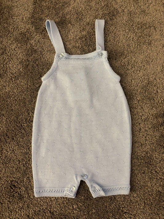 Dandelion Blue Knitted Romper