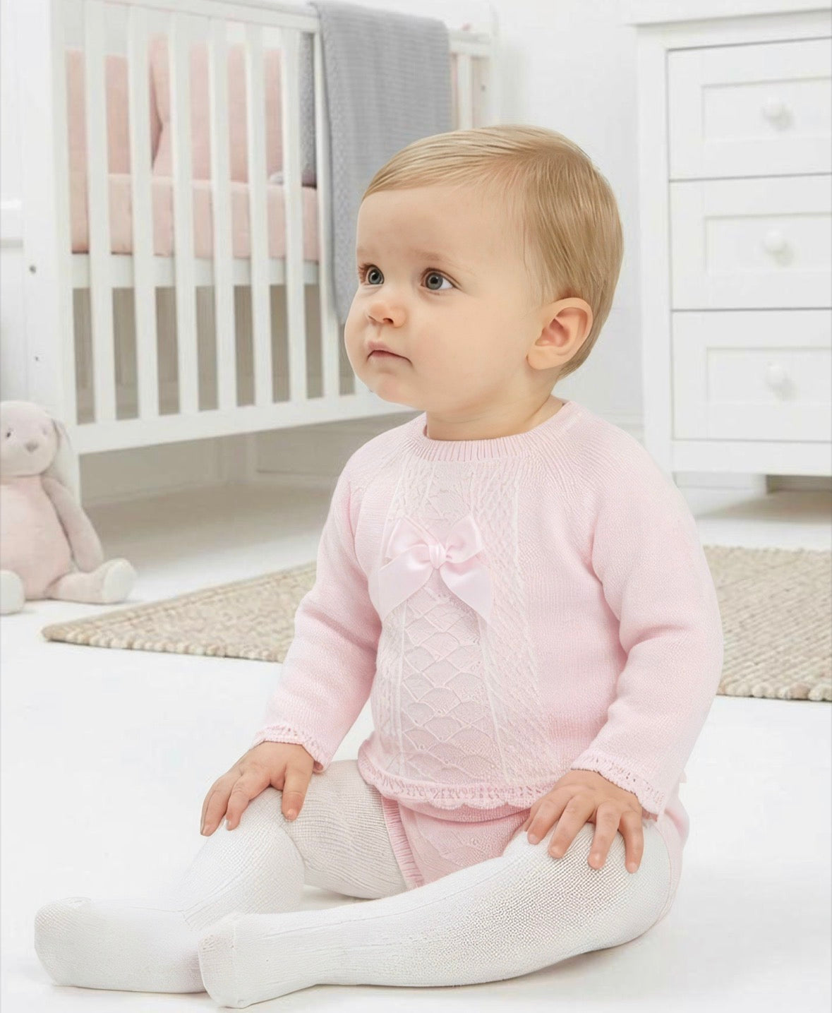 Pex Tilda Pink Knitted Jam Pants Outfit