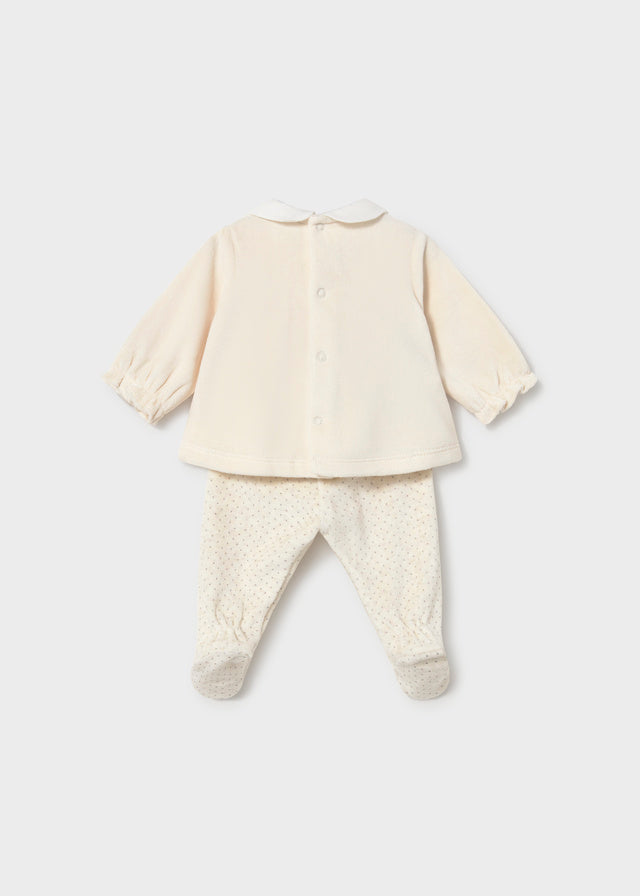 Mayoral Velour Trouser Set