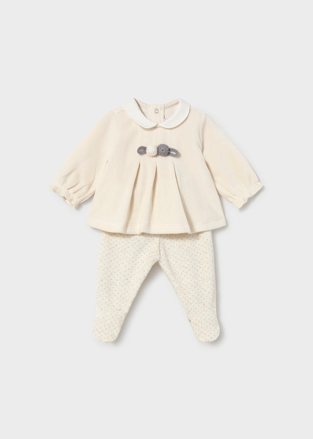 Mayoral Velour Trouser Set