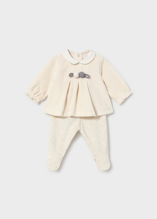 Mayoral Velour Trouser Set
