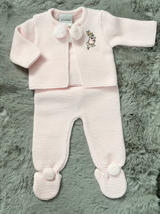 Dandelion Pink Rabbit Pom Suit
