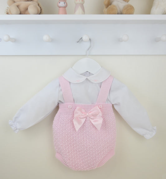 Pex Pink Lucinda Dungaree Outfit