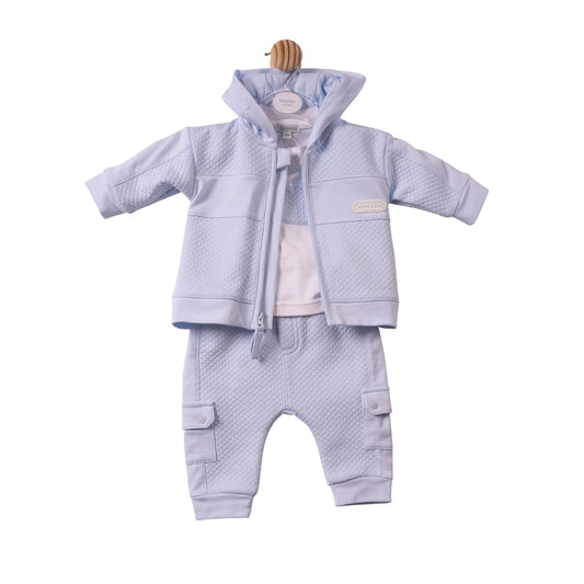 Mintini Blue 3 Piece Jogsuit