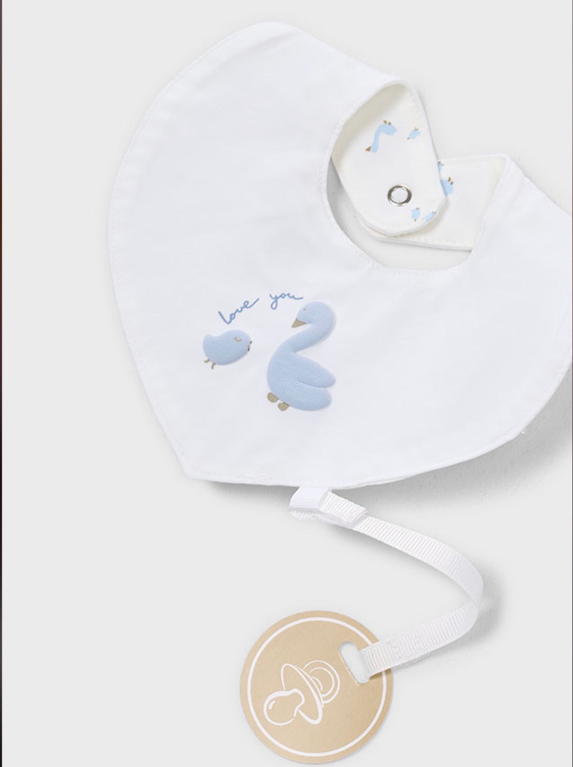 Mayoral Swan Blue Romper Set