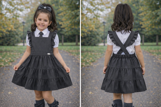 Lelli Kelly Bryony Grey Pinafore