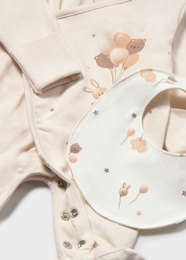 Mayoral Beige Balloon 3 Piece Set
