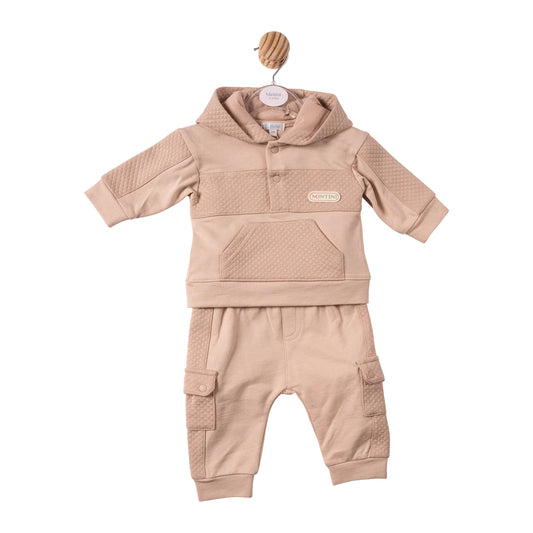 Mintini Beige Hooded Jogset