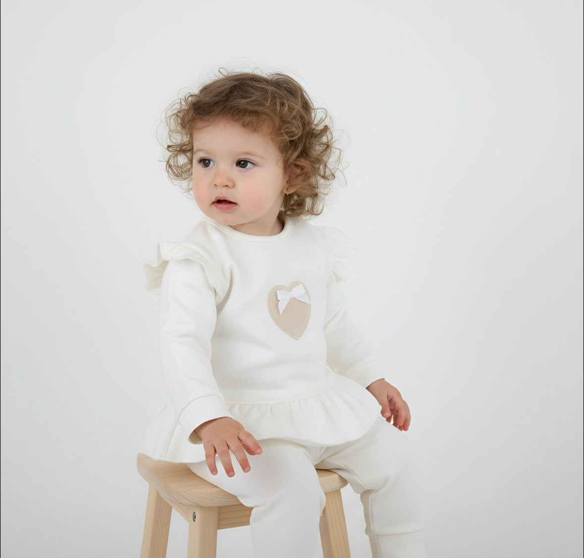 Pex Portia Heart Ivory Trouser Set