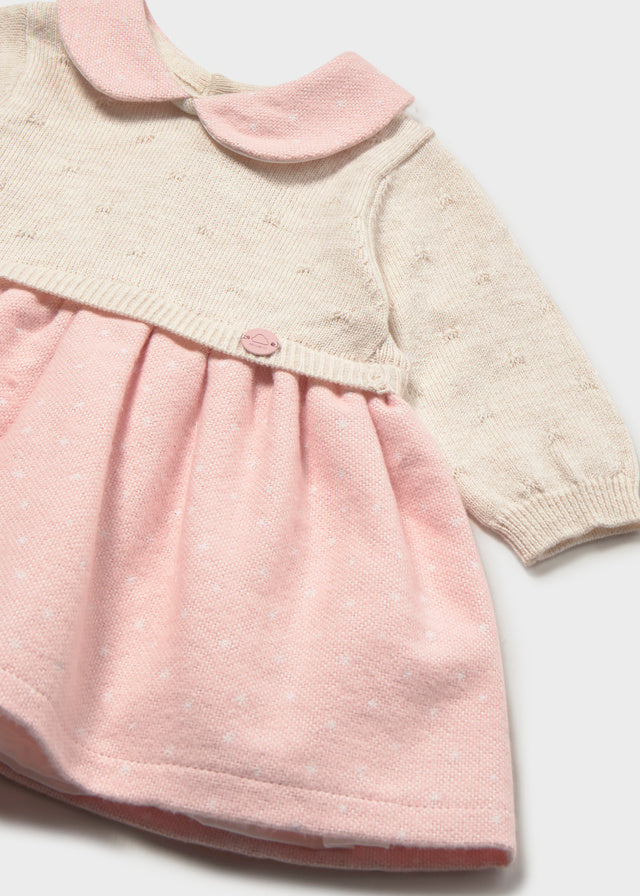 Mayoral Pink Knit Dress