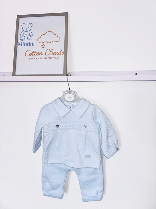 Mintini Blue AW25 Polo Set