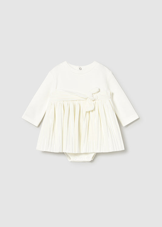 Mayoral White Romper Dress